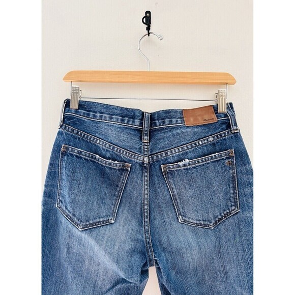 Madewell Straight Leg Crop Jean Medium Wash Denim Size 24 Women’s E9639 - Picture 5 of 6